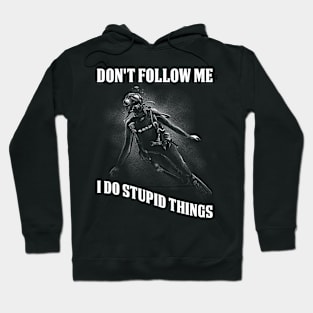 Dont Follow Me Funny Scuba Diving Gift Hoodie